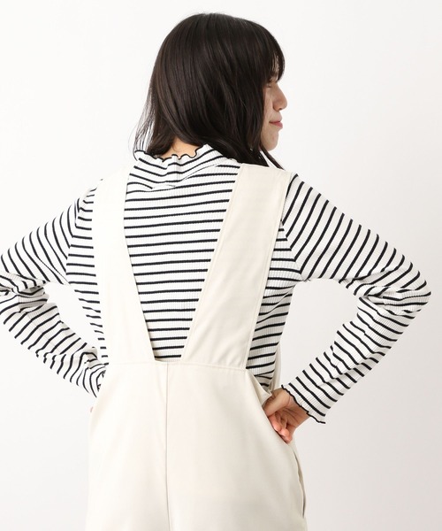 GLOBAL WORK（グローバルワーク）の「2WAYサロペット/AND YUA ANY/967594（サロペット/オーバーオール・キッズ・ブラック/アイボリー・160cm/150cm）」の21枚目の写真