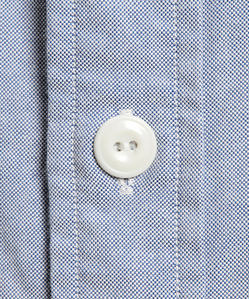 DANTON（ダントン）の「DANTON×ビーミング by ビームス / 別注 オックスバンドカラーシャツ（シャツ/ブラウス・メンズ・ホワイト/ブルー・42/38/40）」の4枚目の写真