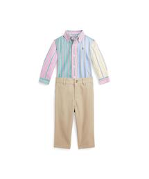POLO RALPH LAUREN CHILDRENSWEAR（ポロ ラルフ ローレン チルドレンズウェア）の「ファン シャツ & フレックス アブレージョン パンツ セット（その他ベビーウェア・キッズ）」