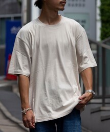 【限定展開】【GLOSTER/グロスター】ルーズ クルーネックTシャツ ベーシック