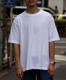 GLOSTER | 【GLOSTER/グロスター】ルーズ クルーネックTシャツ ベーシック(Tシャツ/カットソー)