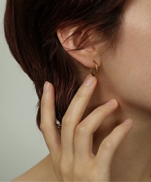 金属アレルギー対応 シンプルフープピアス 15mm 316L