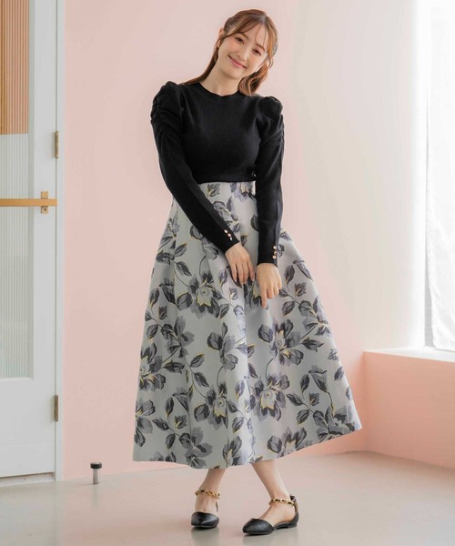 NOELA（ノエラ）の「パワショルハイネックニット（ニット/セーター・レディース・オフホワイト/ブラウン/ボルドー/ブラック・フリー）」の8枚目の写真