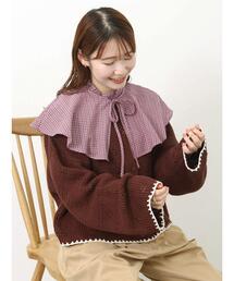 ehka sopo | ブランケット刺繍透かし編みカーディガン(カーディガン/ボレロ)