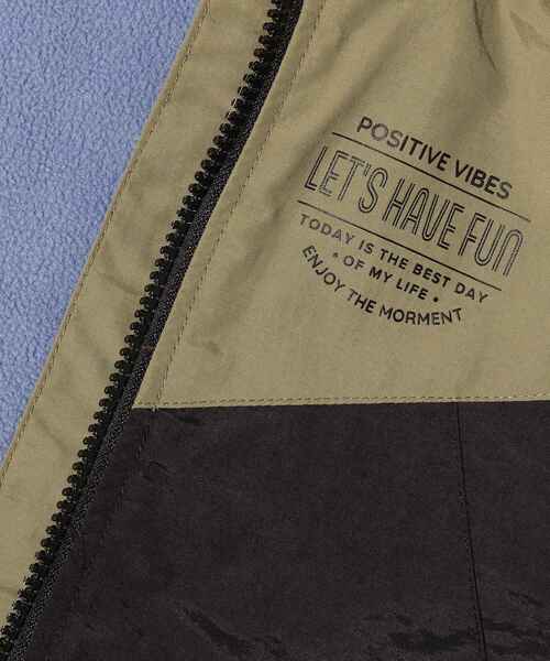 SHOO・LA・RUE（シューラルー）の「◆【110-140cm】裏フリースナイロン切替ブルゾン（ブルゾン・キッズ・グリーン系5/ライトパープル/ブラック系4/パープル系2・11/12/13/14）」の21枚目の写真