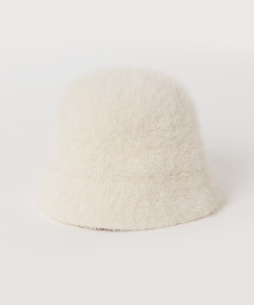 PAGEBOY(ページボーイ)の「アンゴラバケハ(ハット・レディース・ブラック/ホワイト/グレー・FREE)」の15枚目の写真