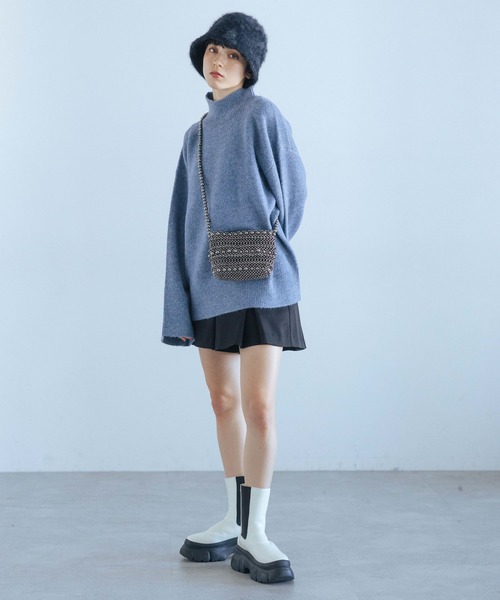 PAGEBOY(ページボーイ)の「アンゴラバケハ(ハット・レディース・ブラック/ホワイト/グレー・FREE)」の20枚目の写真