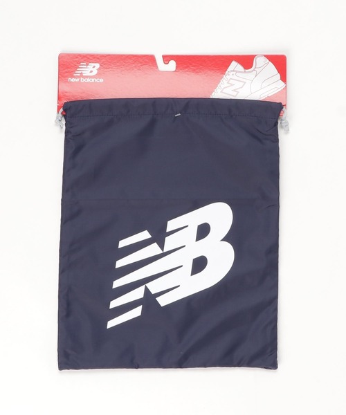 NEW BALANCE(ニューバランス)の「シューズバッグ(エコバッグ/サブバッグ・メンズ・ネイビー/ブラック・ONE SIZE)」の2枚目の写真