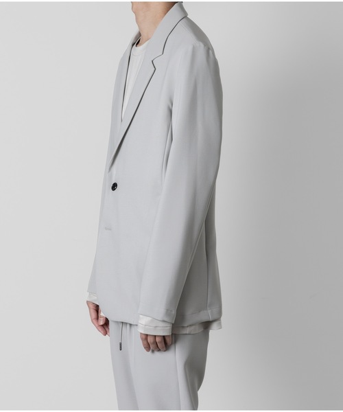 ATTACHMENT（アタッチメント）の「ストレッチダブルクロス 2Bジャケット / PE STRETCH DOUBLE CLOTH 2B JACKET（テーラードジャケット・メンズ・ブラック/ライトグレー/ネイビー・3/2/1/4）」の11枚目の写真