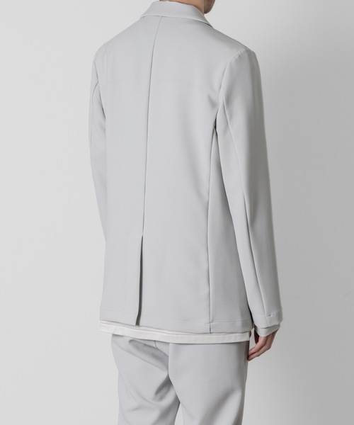 ATTACHMENT（アタッチメント）の「ストレッチダブルクロス 2Bジャケット / PE STRETCH DOUBLE CLOTH 2B JACKET（テーラードジャケット・メンズ・ブラック/ライトグレー/ネイビー・3/2/1/4）」の12枚目の写真
