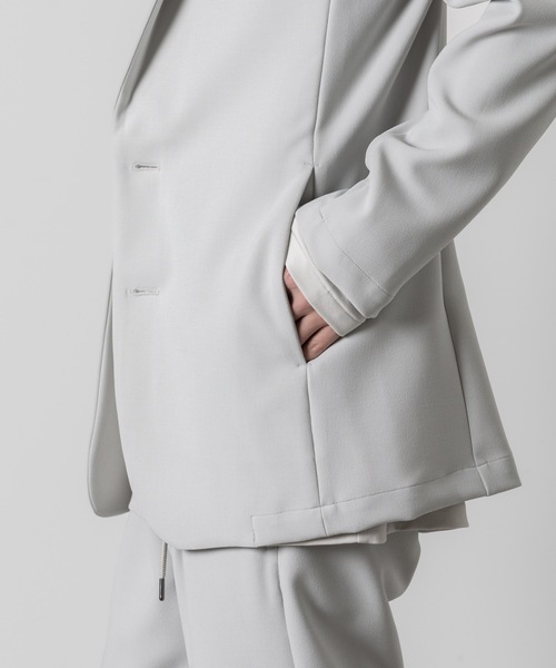 ATTACHMENT（アタッチメント）の「ストレッチダブルクロス 2Bジャケット / PE STRETCH DOUBLE CLOTH 2B JACKET（テーラードジャケット・メンズ・ブラック/ライトグレー/ネイビー・3/2/1/4）」の14枚目の写真