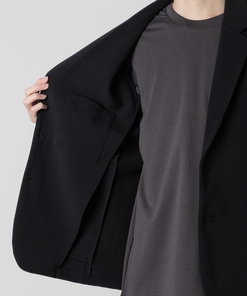 ATTACHMENT（アタッチメント）の「ストレッチダブルクロス 2Bジャケット / PE STRETCH DOUBLE CLOTH 2B JACKET（テーラードジャケット・メンズ・ブラック/ライトグレー/ネイビー・3/2/1/4）」の18枚目の写真