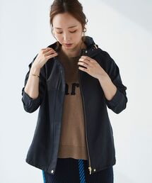 le.coeur blanc | ツイルストレッチフードブルゾン(ブルゾン)