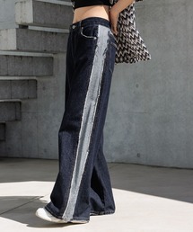 Anui | 【UNISEX/3サイズ展開】リバースコンビデニム(デニムパンツ)