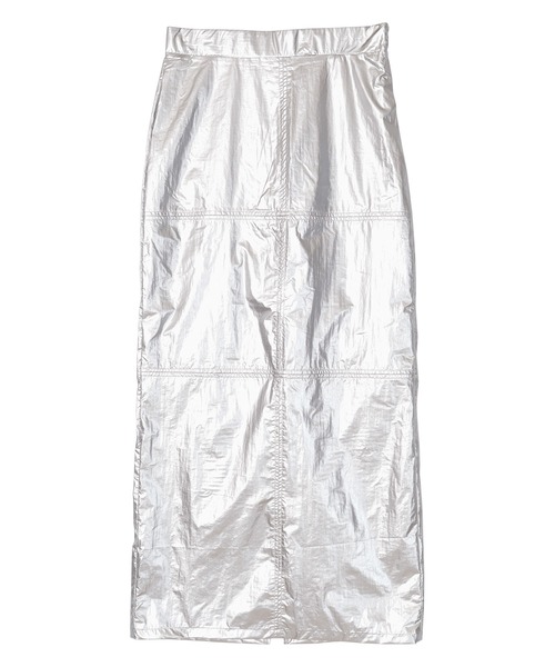 miette（ミエット）の「メタリックストレートスカート（スカート・レディース・アイボリー/シルバー/ブラック・FREE）」の19枚目の写真