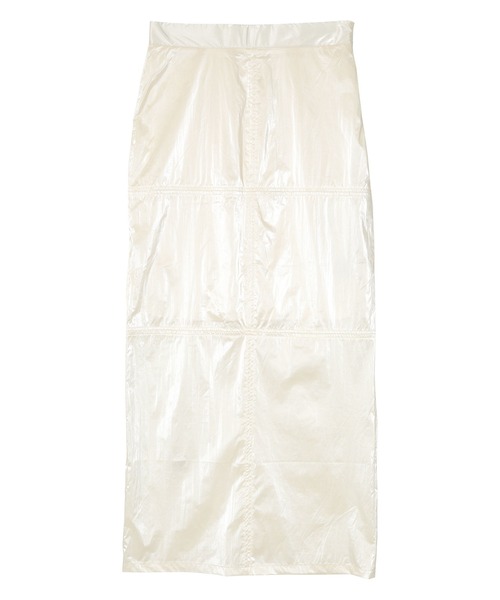 miette（ミエット）の「メタリックストレートスカート（スカート・レディース・アイボリー/シルバー/ブラック・FREE）」の17枚目の写真