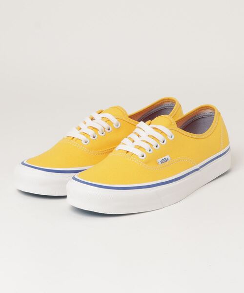 VANS(バンズ)の「VANS/バンズ オーセンティック 48 デッキ DX AUTHENTIC 48 DECK DX(スニーカー・メンズ・イエロー/オリーブ・27.5cm/28.0cm/27.0cm)」の2枚目の写真