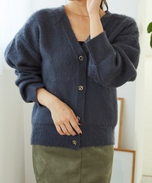 ORiental TRaffic（オリエンタルトラフィック）の「シャギーニットカーディガン MO33N02（ニット/セーター）」