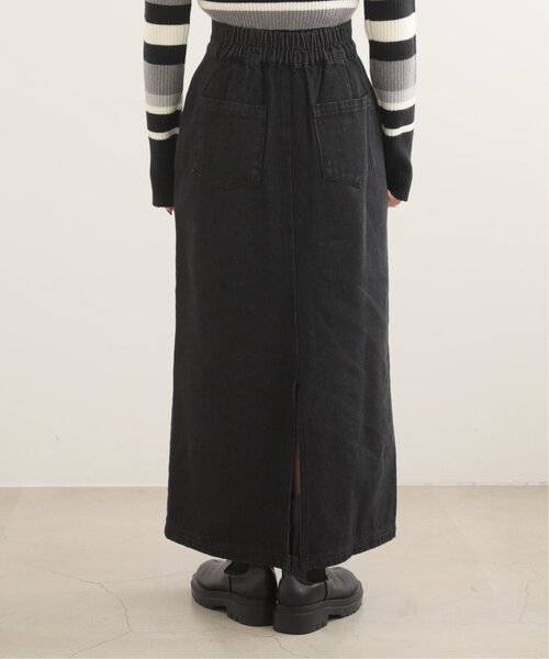 RAY CASSIN（レイカズン）の「デザインベルトデニムスカート（デニムスカート・レディース・ブラック/ネイビー・FREE）」の10枚目の写真