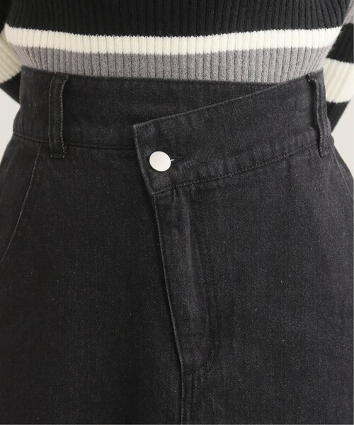 RAY CASSIN（レイカズン）の「デザインベルトデニムスカート（デニムスカート・レディース・ブラック/ネイビー・FREE）」の14枚目の写真