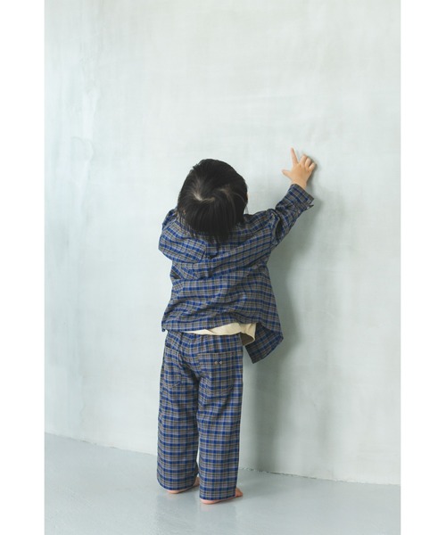 ooju（オージュ）の「【入荷禁止】【ooju】チェックシャツ（シャツ/ブラウス・キッズ・ネイビー/ベージュ・2/3/4/1）」の9枚目の写真