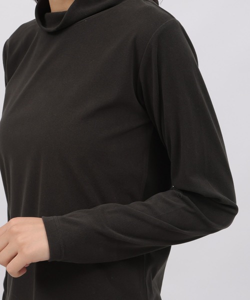 LAKOLE（ラコレ）の「起毛ハイネック長袖T / 982195（Tシャツ/カットソー・レディース・ライトパープル/ブラック/アイボリー/ライトブラウン・SMALL/MEDIUM）」の6枚目の写真