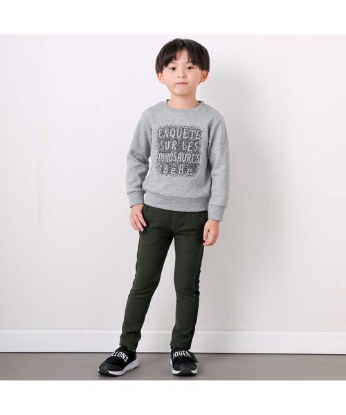 BeBe（ベベ）の「ツイルサイド切替パンツ(90~150cm)（その他パンツ・キッズ・キャメル/グリーン・110cm/140cm/120cm/150cm/130cm/100cm/90cm）」の4枚目の写真