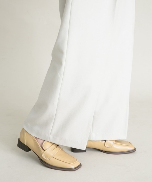 KBF（ケイビーエフ）の「アシンメトリートゥローファー（ローファー・レディース・ブラック/ベージュ/ブルー・36/37/38）」の13枚目の写真