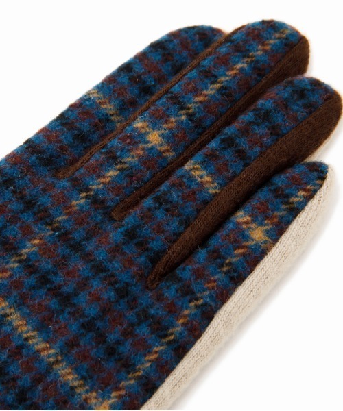 Casselini（キャセリーニ）の「Casselini(キャセリーニ)ジャガードグローブ（手袋・レディース・グリーン/レッド/イエロー/ベージュ・FREE）」の12枚目の写真