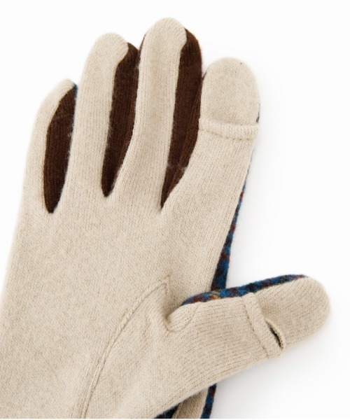 Casselini（キャセリーニ）の「Casselini(キャセリーニ)ジャガードグローブ（手袋・レディース・グリーン/レッド/イエロー/ベージュ・FREE）」の13枚目の写真