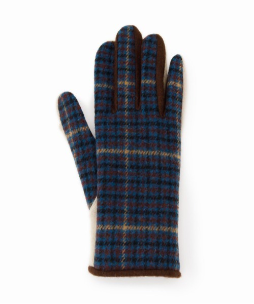 Casselini（キャセリーニ）の「Casselini(キャセリーニ)ジャガードグローブ（手袋・レディース・グリーン/レッド/イエロー/ベージュ・FREE）」の8枚目の写真