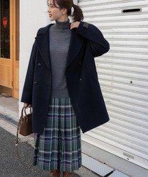 URBAN RESEARCH DOORS | 『佐藤栞里さん着用』JAPAN FABRIC ミドルコート(ピーコート)