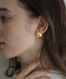La TOTALITE | 【CALINE PARIS/カリーヌ パリ】オーバルイヤリング(イヤリング)