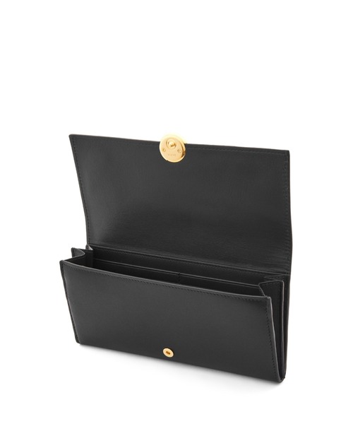 LOEWE(ロエベ)の「ペブル コンティネンタル ウォレット(シャイニーナパカーフ)(財布・レディース・ブラック・ONE SIZE)」の4枚目の写真