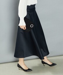 NOLLEY’S | ウォッシャブルサテンフレアスカート(スカート)