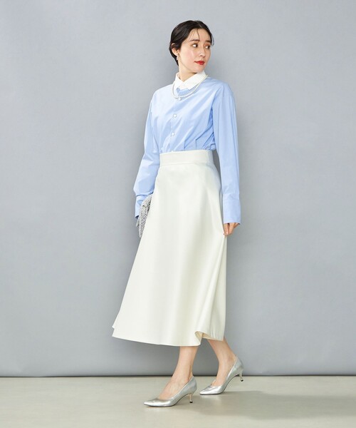 セール】ウォッシャブルサテンフレアスカート（スカート）｜NOLLEY'S
