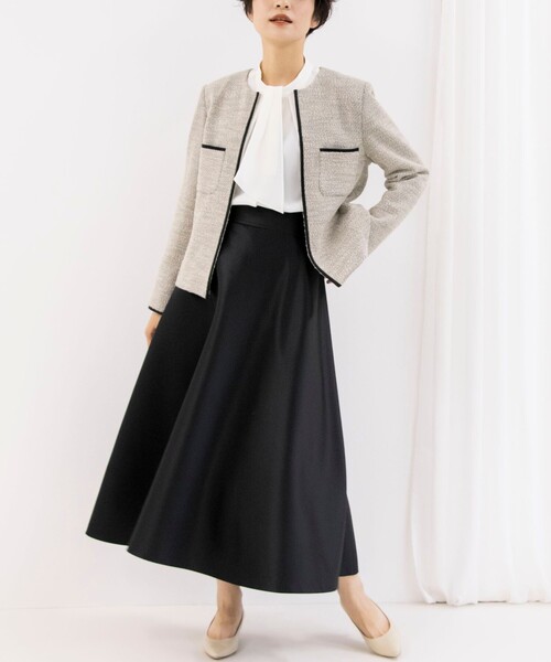 セール】ウォッシャブルサテンフレアスカート（スカート）｜NOLLEY'S