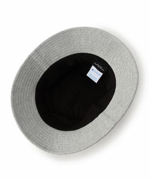 green label relaxing（グリーンレーベルリラクシング）の「別注 ［チャンピオン］ CHAMPION PILE バケットハット ◆（ハット・メンズ・ホワイト/ブラック/グレー/ネイビー・フリー）」の9枚目の写真