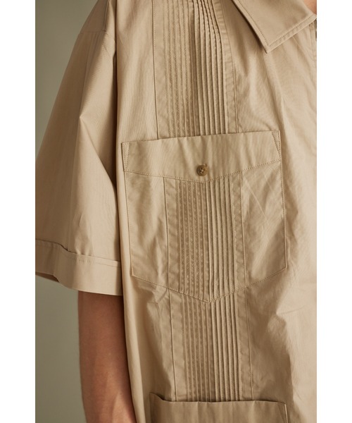 【セール】ジップルーズキューバシャツ（シャツ/ブラウス）｜STYLEMIXER（スタイルミキサー）