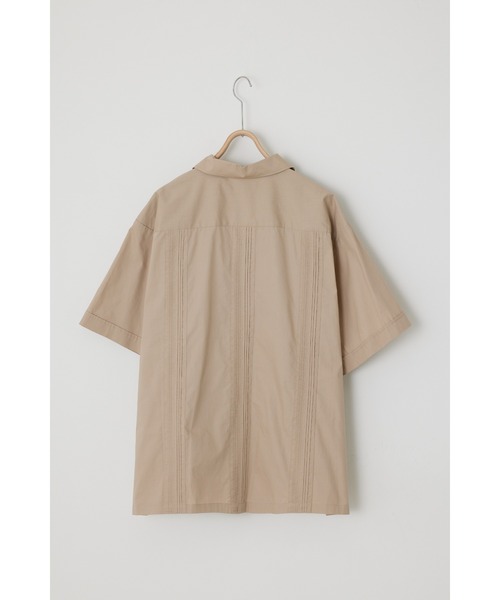 【セール】ジップルーズキューバシャツ（シャツ/ブラウス）｜STYLEMIXER（スタイルミキサー）