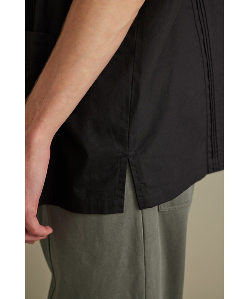 【セール】ジップルーズキューバシャツ（シャツ/ブラウス）｜STYLEMIXER（スタイルミキサー）