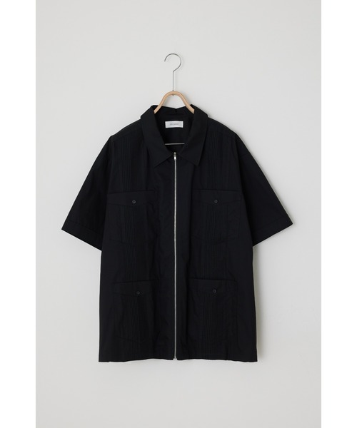 【セール】ジップルーズキューバシャツ（シャツ/ブラウス）｜STYLEMIXER（スタイルミキサー）