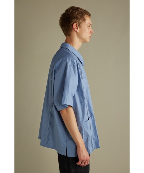 【セール】ジップルーズキューバシャツ（シャツ/ブラウス）｜STYLEMIXER（スタイルミキサー）