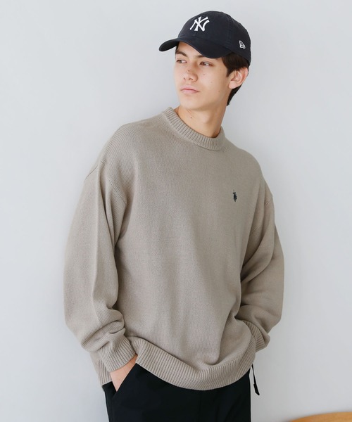 U.S. POLO ASSN.（ユーエスポロアッスン）の「ワンポイントロゴクルー