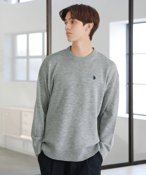 VALENTINO ワンポイントロゴ クルーネック ニット セーター VALENTINO ワンポイントロゴ クルーネック ニット セーター 楽天市場