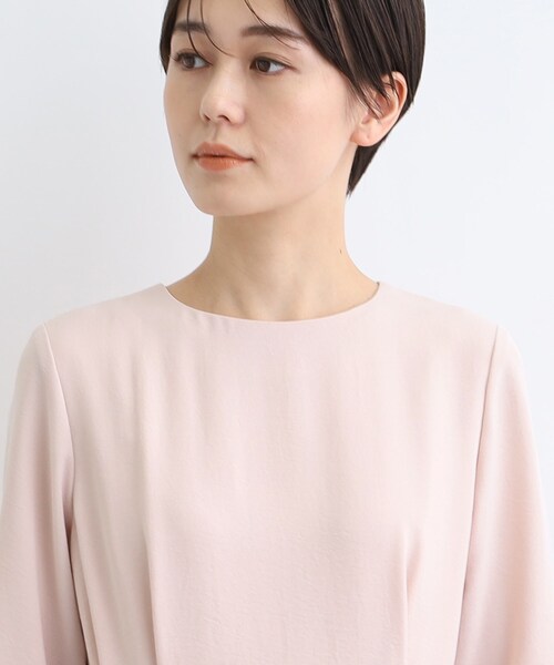 INDIVI（インディヴィ）の「◆【春の新作！／こなれSETUP／洗える／UVケア】Iラインワンピース（ワンピース・レディース・ブラック/ネイビー/ピンク・40/38/36/03/05/15 /13/19）」の22枚目の写真