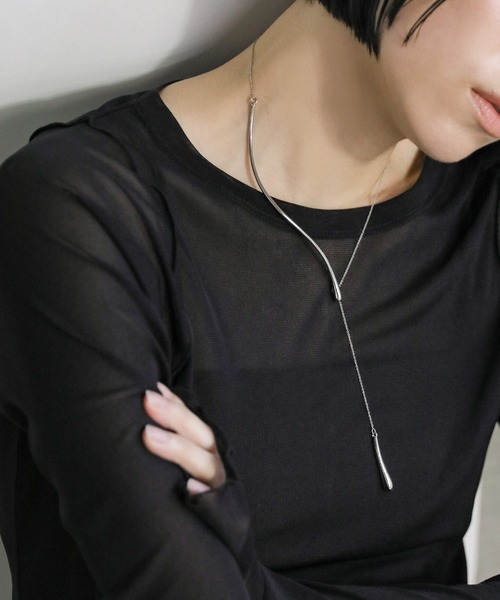 select MOCA（セレクトモカ）の「【ZOZO限定】Yシェイプネックレス（ネックレス・レディース・シルバー/ゴールド・FREE）」の10枚目の写真