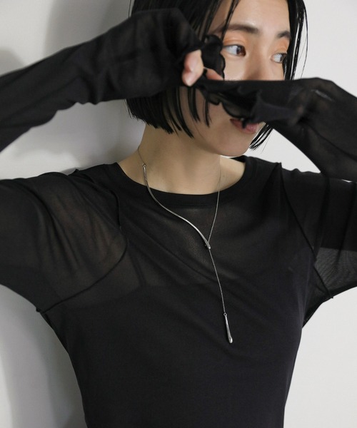 select MOCA（セレクトモカ）の「【ZOZO限定】Yシェイプネックレス（ネックレス・レディース・シルバー/ゴールド・FREE）」の9枚目の写真