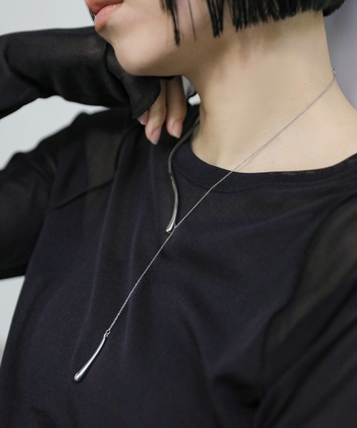 select MOCA（セレクトモカ）の「【ZOZO限定】Yシェイプネックレス（ネックレス・レディース・シルバー/ゴールド・FREE）」の11枚目の写真