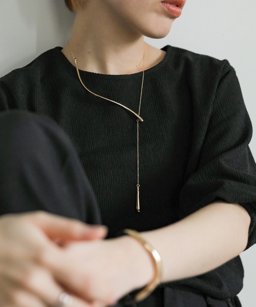 select MOCA（セレクトモカ）の「【ZOZO限定】Yシェイプネックレス（ネックレス・レディース・シルバー/ゴールド・FREE）」の14枚目の写真